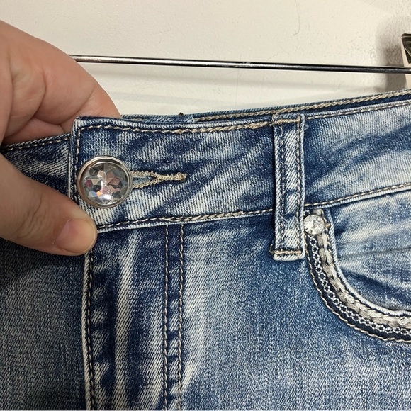 C est. 1846 denim classic fit jeans with pocket bling size 4 - Picture 4 of 10